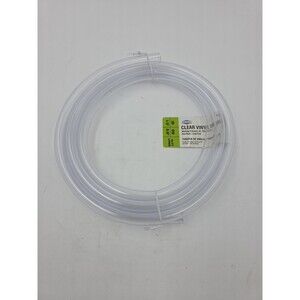 1/2" ID 5/8" OD Clear PVC Vinyl Tubing 10 FT Length Flexible Tube Hose 98568 Mod
